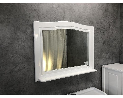 Зеркало Comforty Павия 100 00004147986 Белый глянец