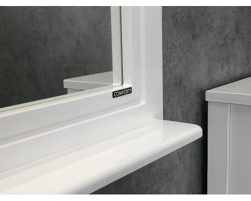 Зеркало Comforty Павия 100 00004147986 Белый глянец