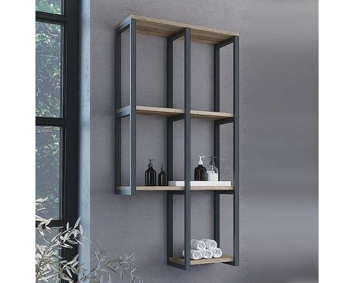 Стеллаж Comforty Порто 50 00-00010675 подвесной Дуб дымчатый