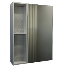 Зеркальный шкаф Comforty Прага 60 00004147599 Дуб белый