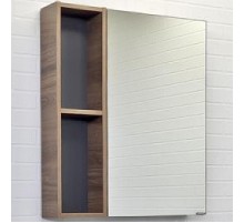 Зеркальный шкаф Comforty Соло 70 00-00011589 Дуб темно-коричневый