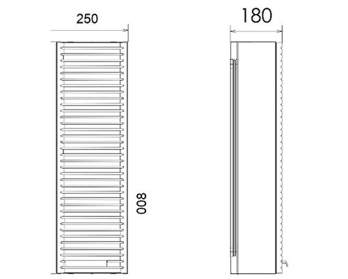 Подвесной шкаф Comforty Танжер 25 00-00017882 Белый матовый