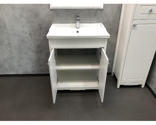 Тумба с раковиной Comforty Тбилиси 70 00003132629 Белая