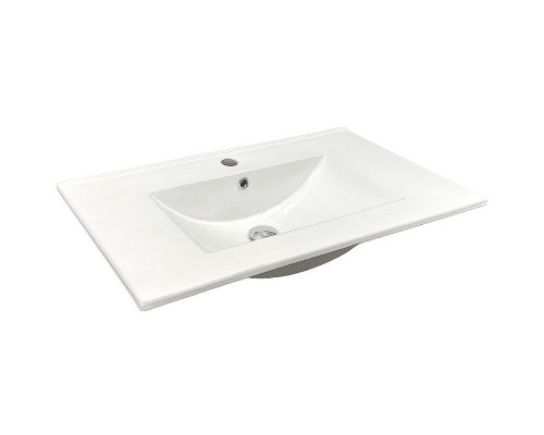 Тумба с раковиной Comforty Тургояк 75 00-00020597 подвесная Дуб светлый