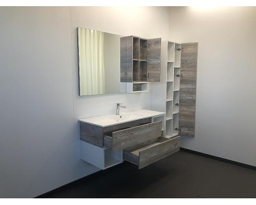 Зеркало со шкафом Comforty Турин 120 00004137136 Дуб бежевый