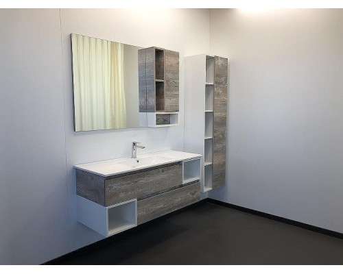 Зеркало со шкафом Comforty Турин 120 00004137136 Дуб бежевый