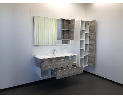 Шкаф пенал Comforty Турин 45 00004136455 подвесной Дуб бежевый