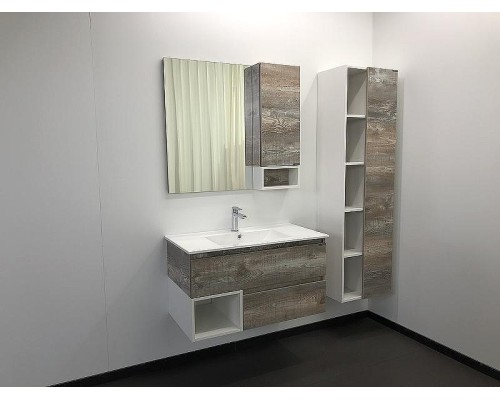 Шкаф пенал Comforty Турин 45 00004136455 подвесной Дуб бежевый