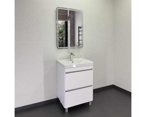 Тумба с раковиной Comforty Валдай 61 00-00020673 цвет Белый