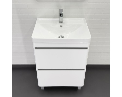 Тумба с раковиной Comforty Валдай 61 00-00020673 цвет Белый