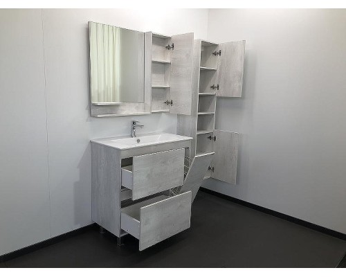 Зеркало со шкафом Comforty Верона 90 00004136714 Дуб белый