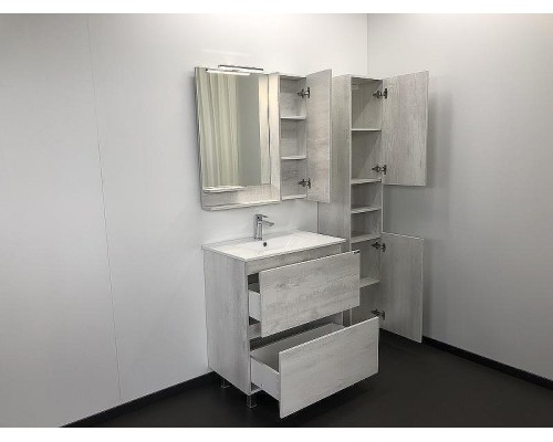 Зеркало со шкафом Comforty Верона 75 00004137100 Дуб белый