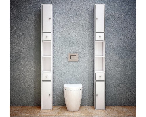 Шкаф пенал Corozo Энри 20 Z2 SD-00000582 Белый