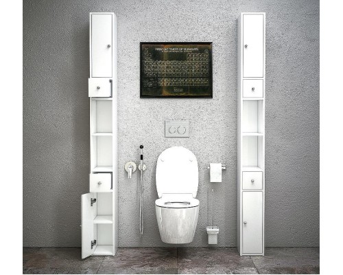 Шкаф пенал Corozo Энри 20 Z2 SD-00000582 Белый