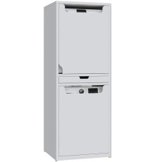 Шкаф пенал Creavit 72 CM2070.01.BB над стиральной машиной цвет Белый