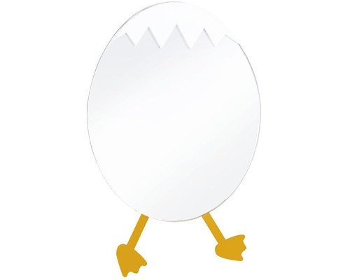 Зеркало Creavit Ducky DC30035-B детское Желтое