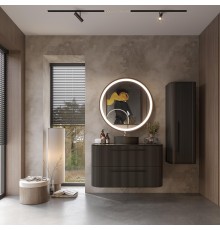 Зеркало Creavit Rayas 85 RY1085.01.AA с подсветкой цвет Антрацит