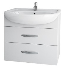 Тумба под раковину Dreja Alda 65 99.0604 подвесная Белый глянец