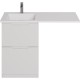 Тумба под раковину Dreja Bona 120 99.0451 Белая
