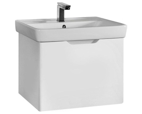 Тумба под раковину Dreja Eco Tiny 50 99.1901 подвесная Белая