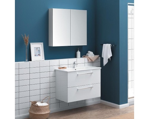 Тумба под раковину Dreja Gio 60 77.0101W подвесная Белый глянец