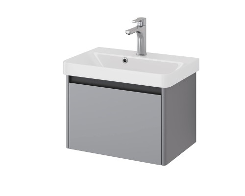 Тумба под раковину Dreja Luxury 55 99.2011 подвесная цвет Серый базальт