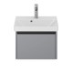 Тумба под раковину Dreja Luxury 55 99.2011 подвесная цвет Серый базальт