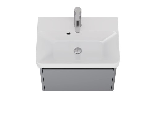 Тумба под раковину Dreja Luxury 55 99.2011 подвесная цвет Серый базальт