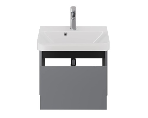 Тумба под раковину Dreja Luxury 55 99.2011 подвесная цвет Серый базальт