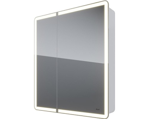 Зеркальный шкаф Dreja Point 70 99.9033 с подсветкой Белый с инфракрасным выключателем