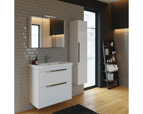 Шкаф пенал Dreja Prime 35 99.9303 подвесной Белый глянец