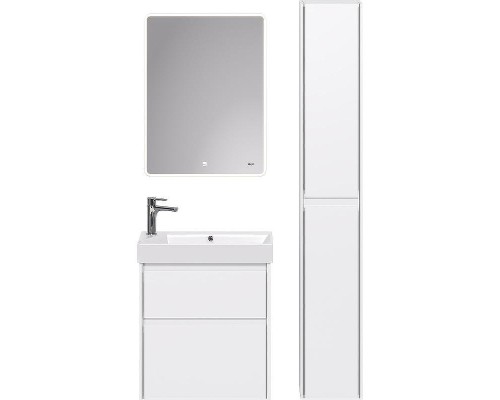 Шкаф пенал Dreja Slim 30 99.0406 подвесной Белый глянец