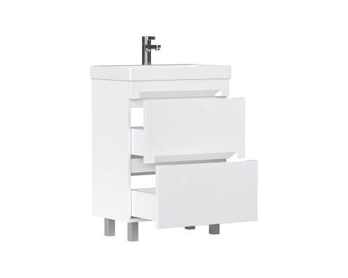 Тумба под раковину Equil Corner 60 tnCRNR60.2Y-06 цвет Белый софт