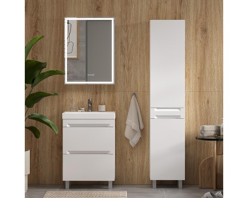 Тумба под раковину Equil Corner 60 tnCRNR60.2Y-06 цвет Белый софт