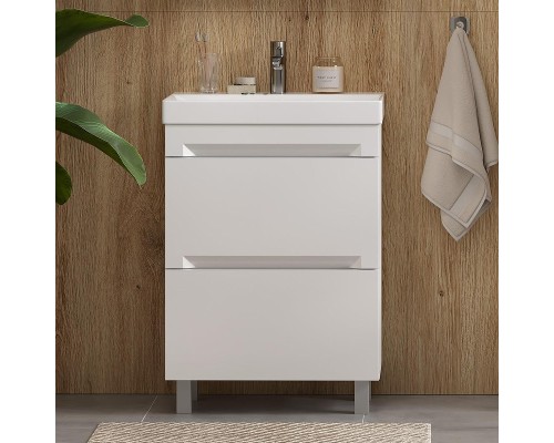 Тумба под раковину Equil Corner 70 tnCRNR70.2Y-06 цвет Белый софт