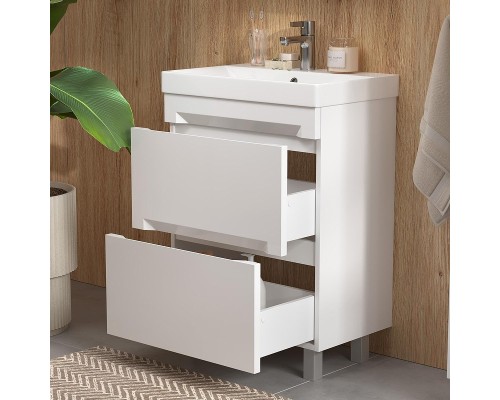 Тумба под раковину Equil Corner 70 tnCRNR70.2Y-06 цвет Белый софт