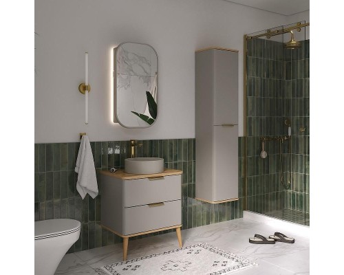 Шкаф пенал Equil Desert 36 ppDSRT36.R/L-25 подвесной цвет Амарок Дуб