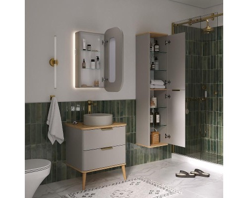 Шкаф пенал Equil Desert 36 ppDSRT36.R/L-25 подвесной цвет Амарок Дуб