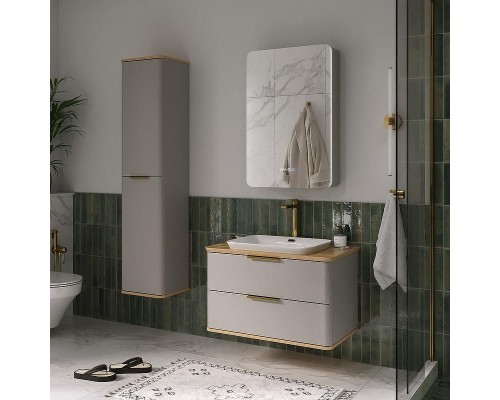 Шкаф пенал Equil Desert 36 ppDSRT36.R/L-25 подвесной цвет Амарок Дуб