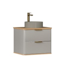 Тумба под раковину Equil Desert 60 tpDSRT60.2Y-25 подвесная цвет Амарок