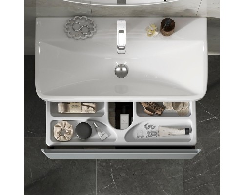 Тумба под раковину Equil Elegante 80 tpELGNT80.1Y (9595)-24.26 подвесная цвет Мэйджик Дуб голиано