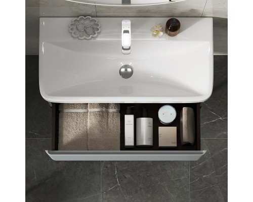 Тумба под раковину Equil Elegante 80 tpELGNT80.1Y (9595)-24.26 подвесная цвет Мэйджик Дуб голиано