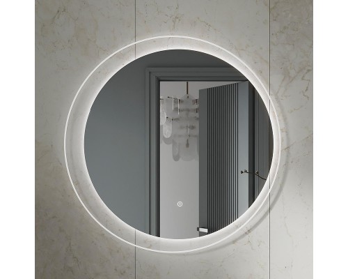 Зеркало Equil Elegante 80 zkELGNT.LED.D80-24 с подсветкой цвет Мэйджик с сенсорным выключателем