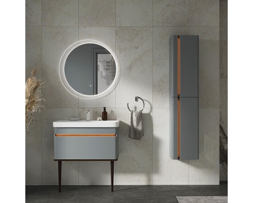 Зеркало Equil Elegante 80 zkELGNT.LED.D80-24 с подсветкой цвет Мэйджик с сенсорным выключателем