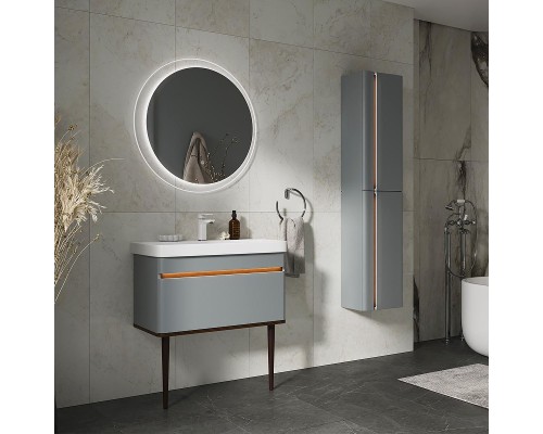 Зеркало Equil Elegante 80 zkELGNT.LED.D80-24 с подсветкой цвет Мэйджик с сенсорным выключателем