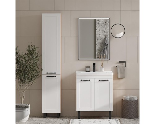 Шкаф пенал Equil Lago 35 pnLAGO35-04 цвет Белый Дуб сонома