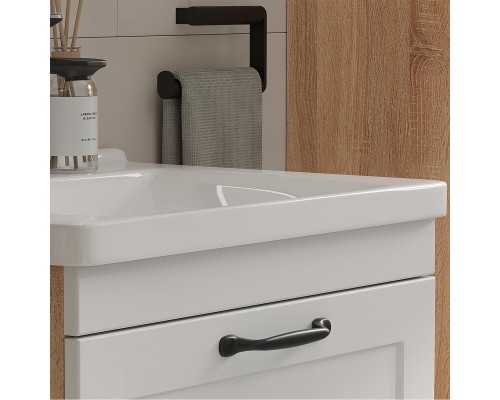 Тумба под раковину Equil Lago 60 tpLAGO60.2Y-04 подвесная цвет Белый Светлое дерево