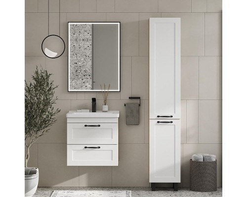 Зеркало Equil Lago 60 zLAGO60-15 с подсветкой цвет Черный с сенсорным выключателем