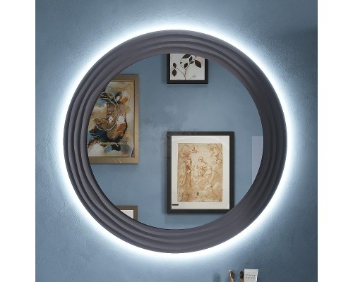 Зеркало Equil Mirage 60 zkMIRAGE.D800 с подсветкой цвет Графит софт с сенсорным выключателем