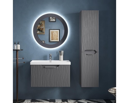 Зеркало Equil Mirage 60 zkMIRAGE.D800 с подсветкой цвет Графит софт с сенсорным выключателем